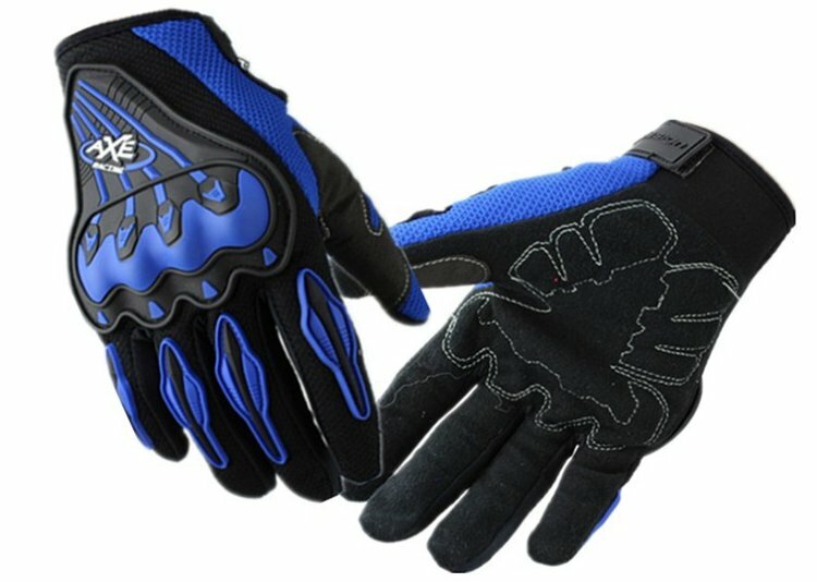 Мотоперчатки AXE ST07 синие - 